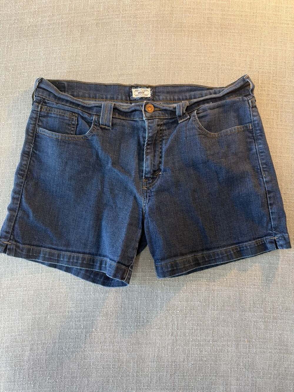 Levi's 515 Denim Shorts Dark Wash